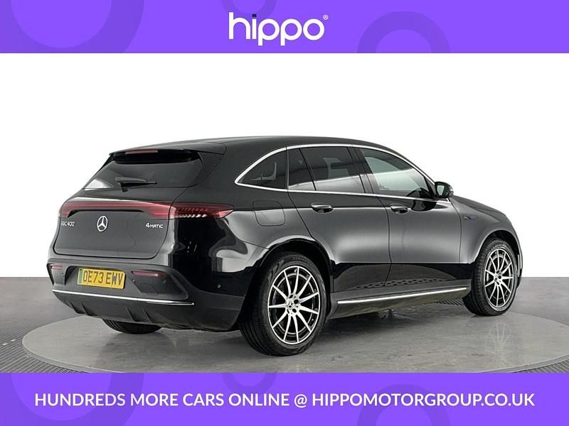 Used Mercedes EQC400 AMG line 300 kW (408 HP) 2023 Black SUV