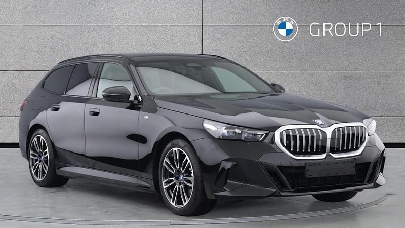 Black Used 2025 BMW 530e M Sport Estate | £49,850 - Image 1/4