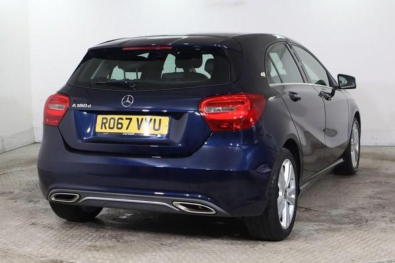 Used Mercedes A180 109 HP (80 kW) 2017 Blue Hatchback