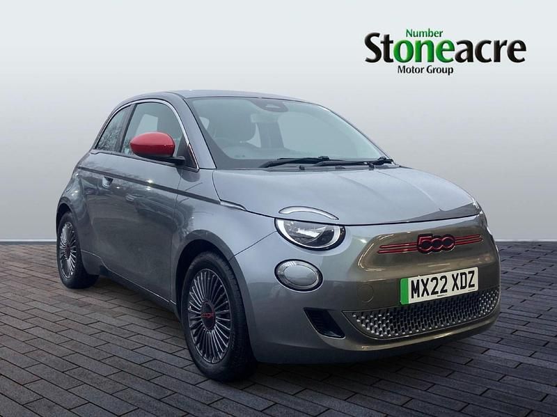 Used Fiat 500e Red 69 kW (95 HP) 2022 Grey Hatchback