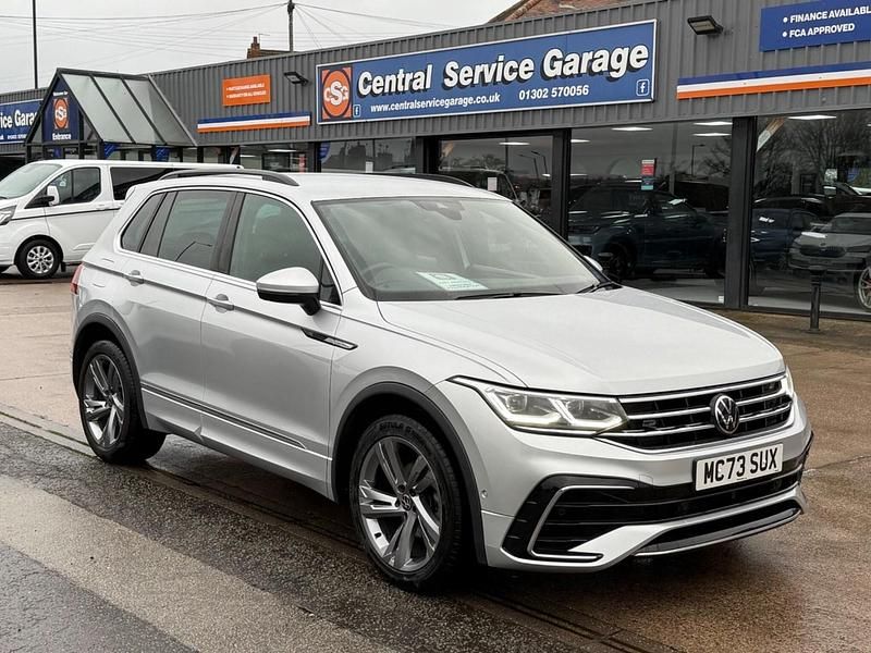 Silver Used 2024 VW Tiguan R-line Edition SUV | £30,695 (A bit pricey) - Image 1/2