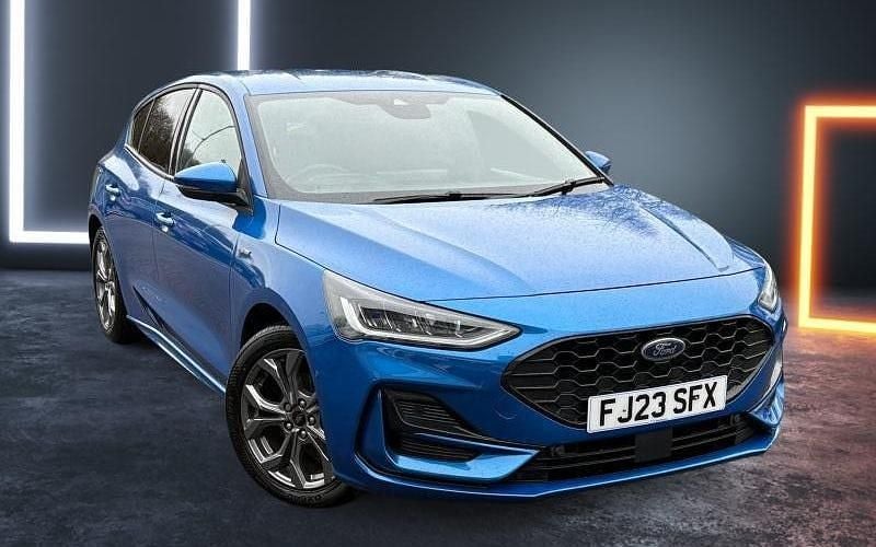 Usado Ford Focus ST-Line 125 HP (91 kW) 2023 Azul Citadino