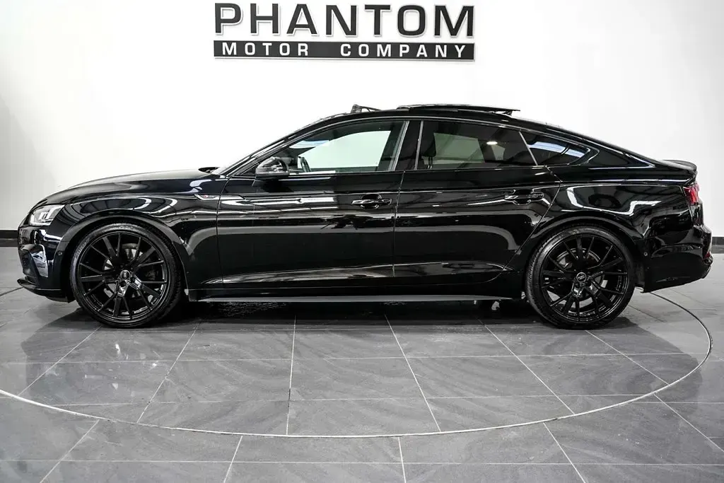 Used Audi A5 Sportback Advanced Plus 190 HP (139 kW) 2019 Black Hatchback