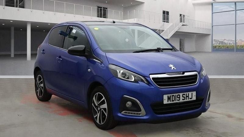 Blue Used 2019 Peugeot 108 Allure Hatchback | £6,599 (Fair price) - Image 1/4