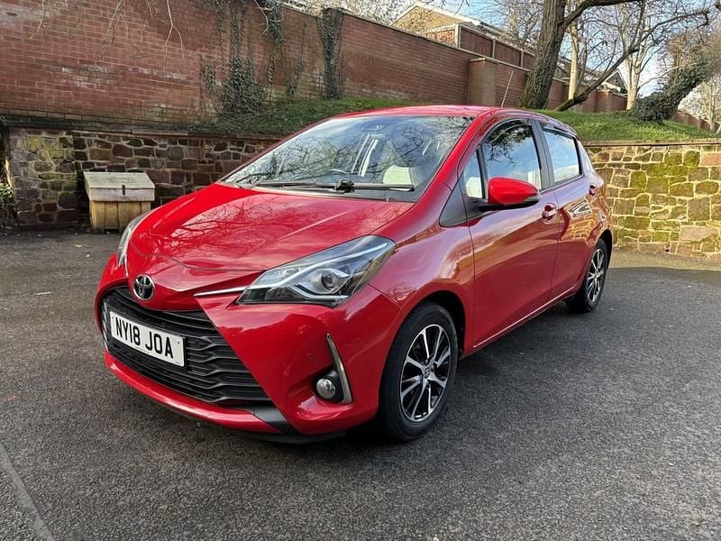 Used Toyota Yaris 2018 Red Hatchback