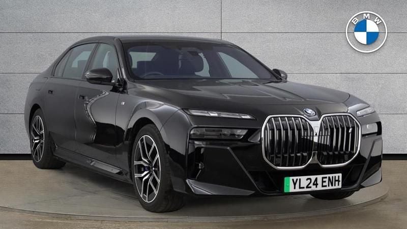 Black Used 2024 BMW i7 M Sport Sedan | £67,950 (Fair price) - Image 1/4