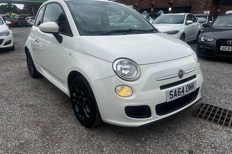 White Used 2014 Fiat 500 S Hatchback | £3,650 (Good price) - Image 1/1