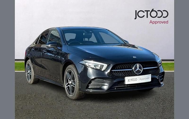 Black Used 2021 Mercedes A250 AMG line Sedan | £14,942 (Fair price) - Image 1/4