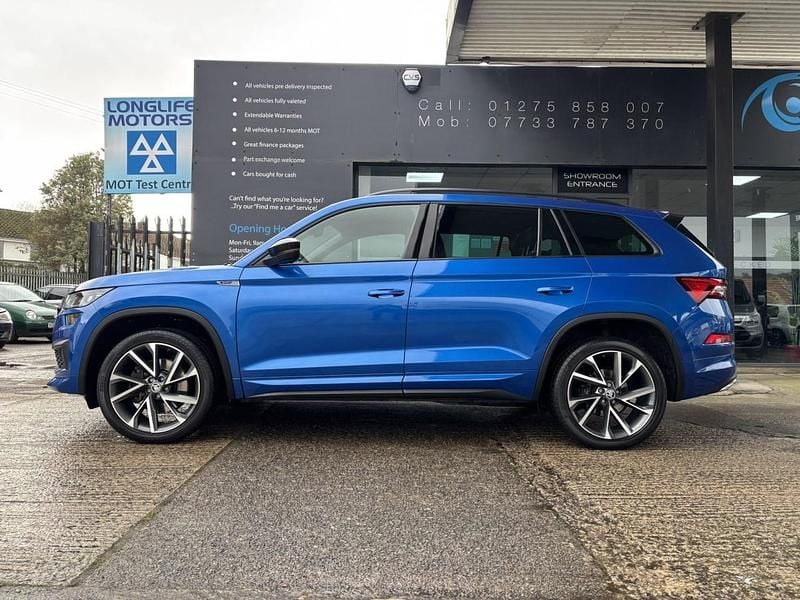 Used Skoda Kodiaq SportLine 190 HP (139 kW) 2021 Blue SUV