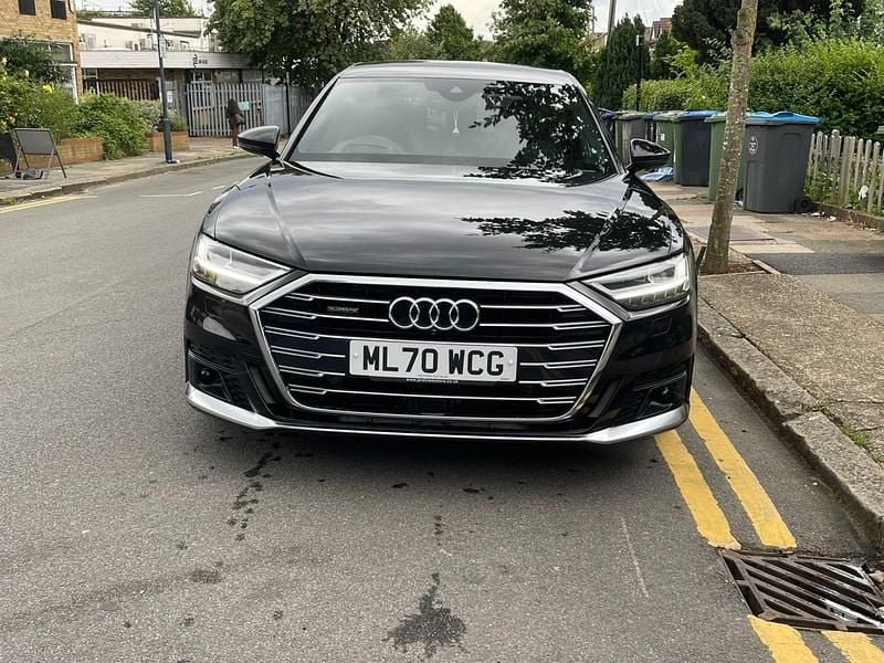Black Used 2020 Audi A8L S-Line Sedan | £21,990 - Image 1/4