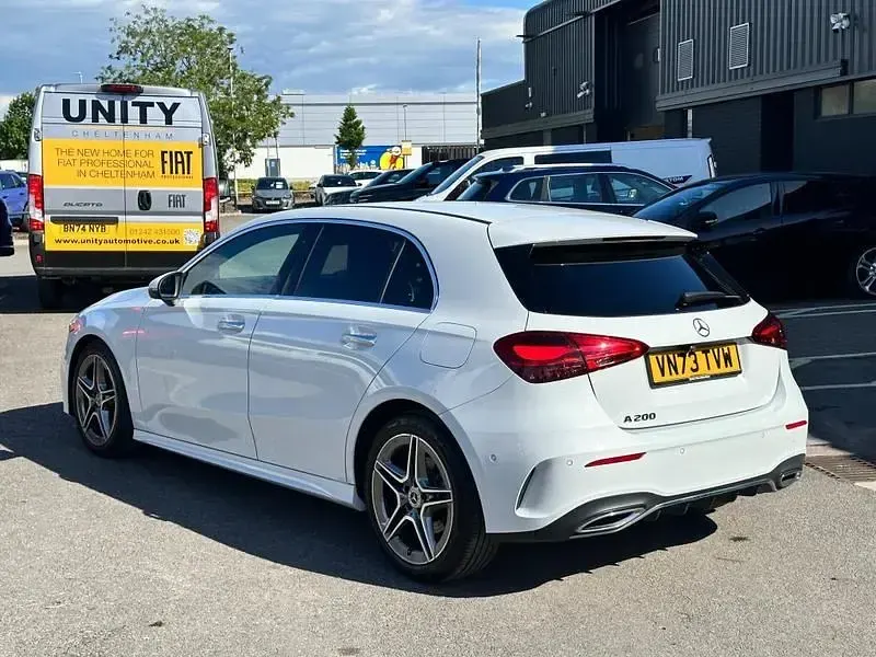Used Mercedes A200 Executive 175 HP (128 kW) 2023 White Hatchback