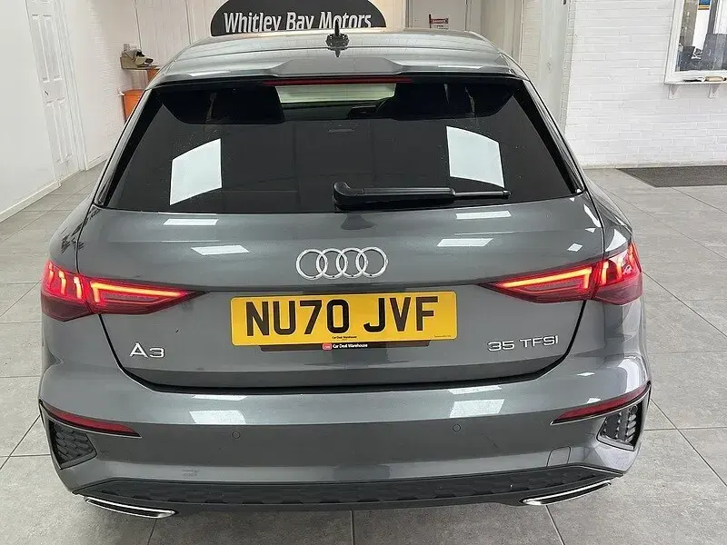 Used Audi A3 S-Line 150 HP (110 kW) 2020 Grey Sedan