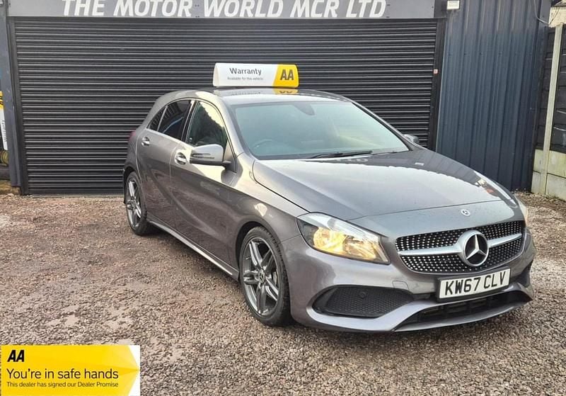 Used Mercedes A200 AMG line 136 HP (100 kW) 2017 Grey Hatchback