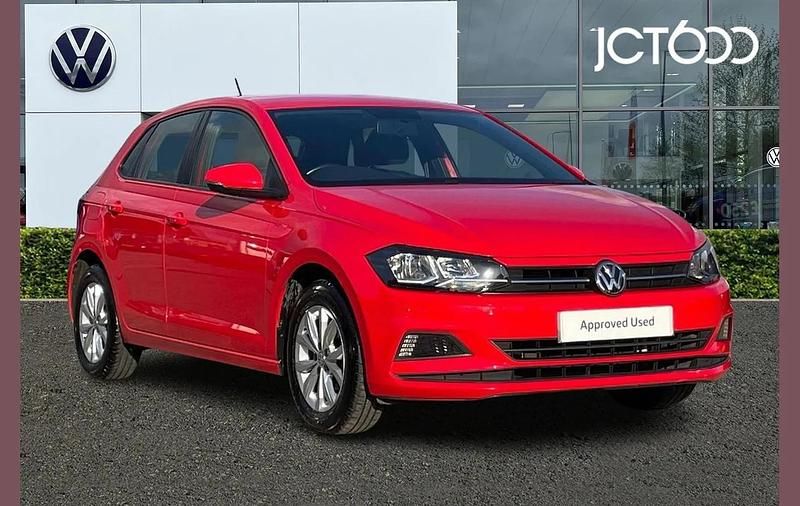 Red Used 2020 VW Polo SE Hatchback | £12,189 (Fair price) - Image 1/4