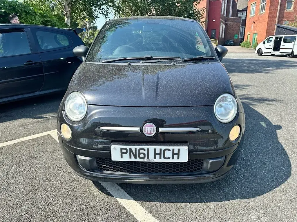 Used Fiat 500 S 85 HP (62 kW) 2011 Black Hatchback