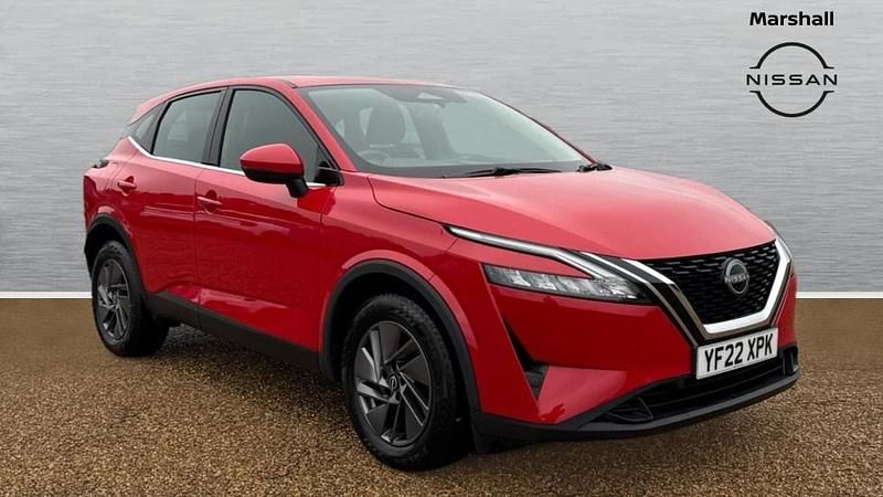 Red Used 2022 Nissan Qashqai Acenta Premium SUV | £17,194 (Good price) - Image 1/4