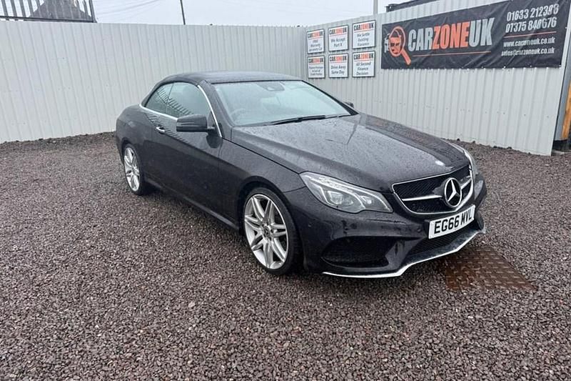 Black Used 2016 Mercedes E220 AMG line Cabriolet | £11,999 (Fair price) - Image 1/1