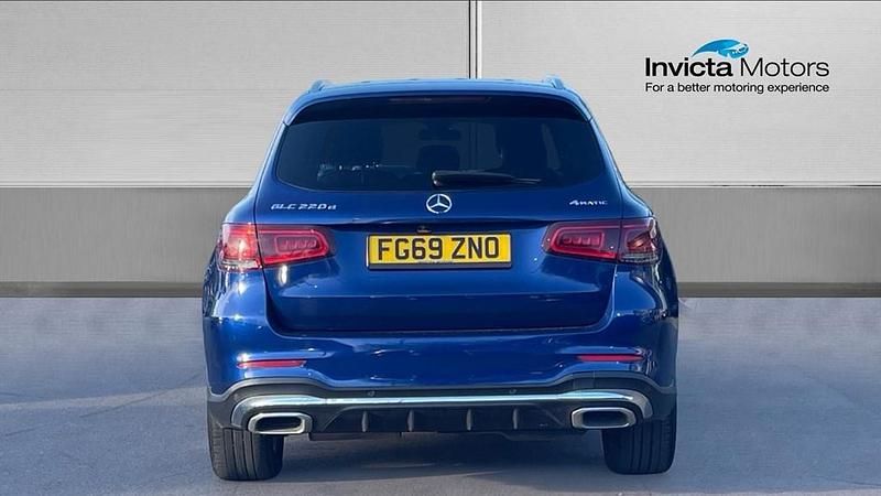 Used Mercedes GLC220 AMG line 194 HP (142 kW) 2019 Blue Estate