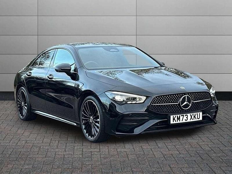 Black Used 2023 Mercedes CLA200 AMG Line Premium Plus Coupe | £29,990 (Fair price) - Image 1/4
