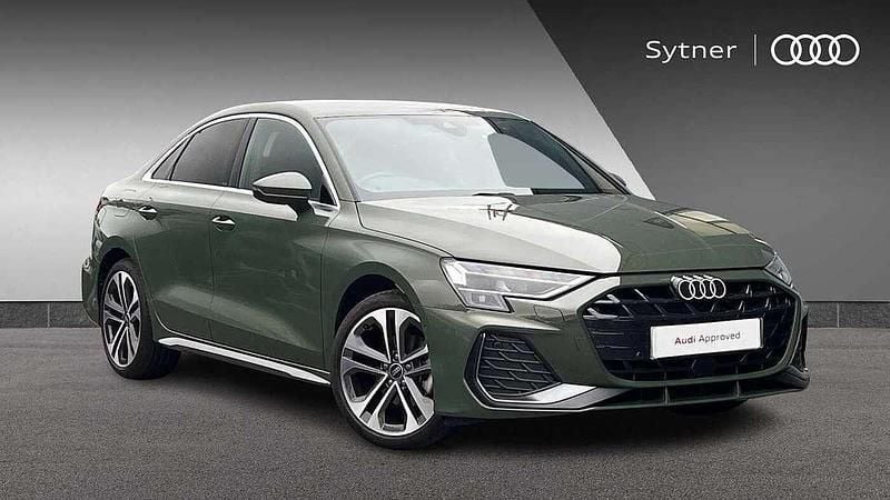 Green Used 2025 Audi A3 S-Line Sedan | £27,500 (Fair price) - Image 1/4