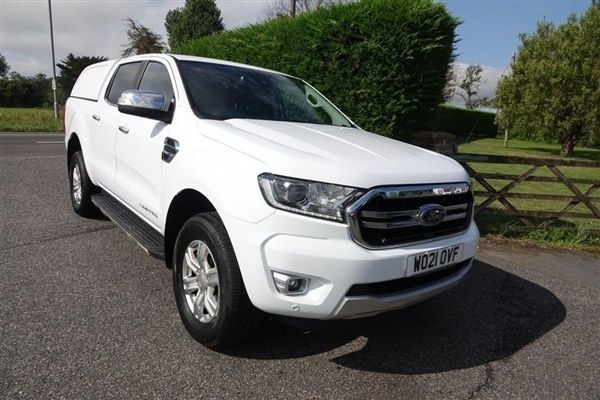 White Used 2021 Ford Ranger Limited Pickup | £23,988 (Expensive) - Image 1/1