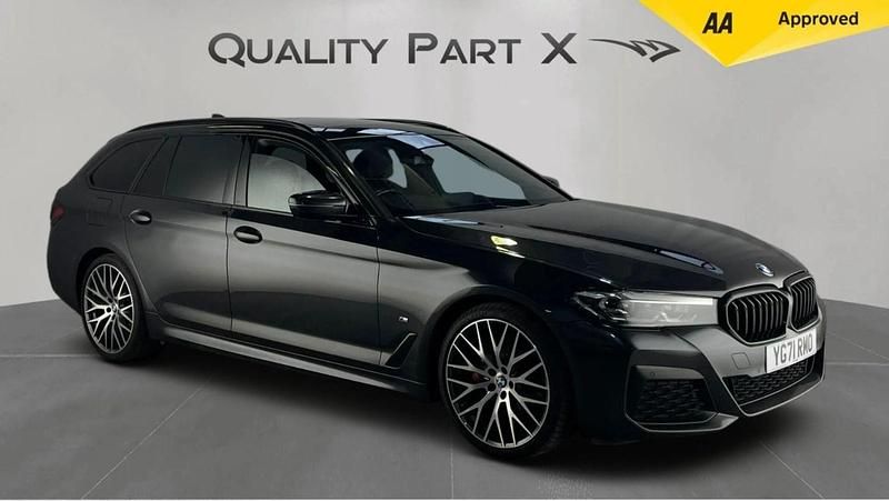Grey Used 2021 BMW 520 M Sport Estate | £22,490 (Fair price) - Image 1/4