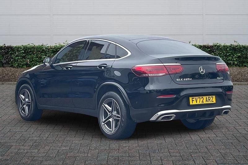 Used Mercedes GLC220 AMG line 2022 Black Coupe