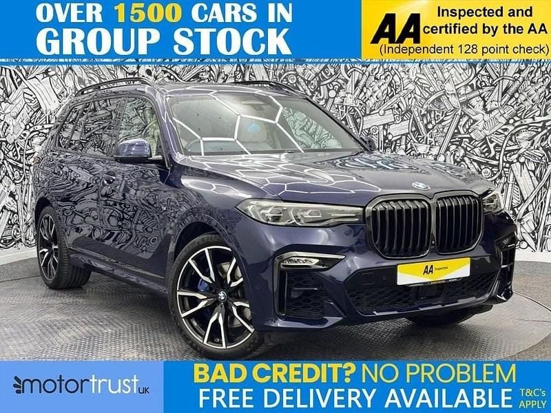 Blue Used 2020 BMW X7 M Sport SUV | £49,888 - Image 1/2