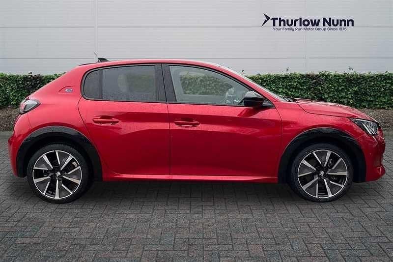 Used Peugeot e-208 Premium 100 kW (136 HP) 2023 Red Hatchback