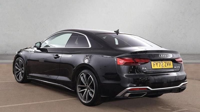 Used Audi A5 S-Line 150 HP (110 kW) 2022 Black Coupe