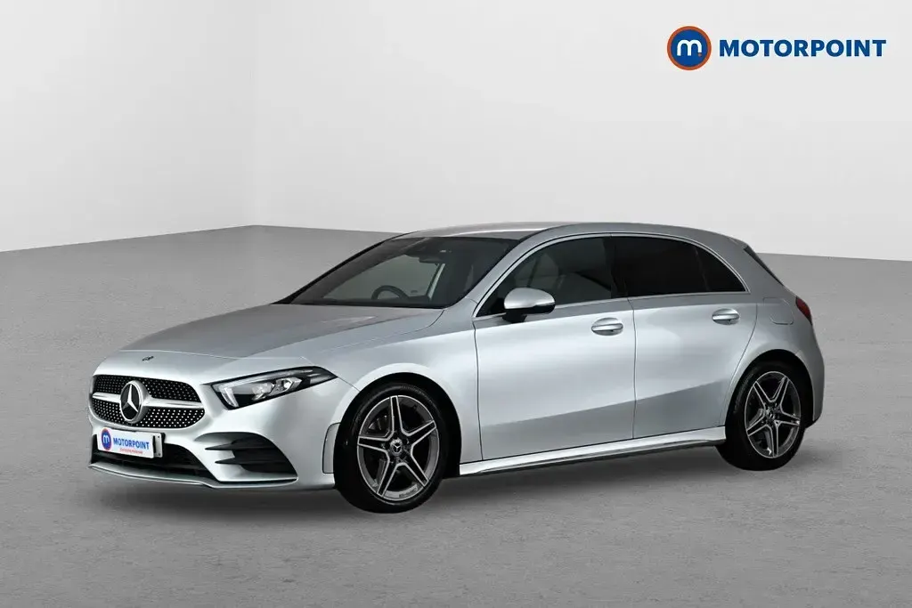 Used Mercedes A200 AMG line 2019 Silver Hatchback