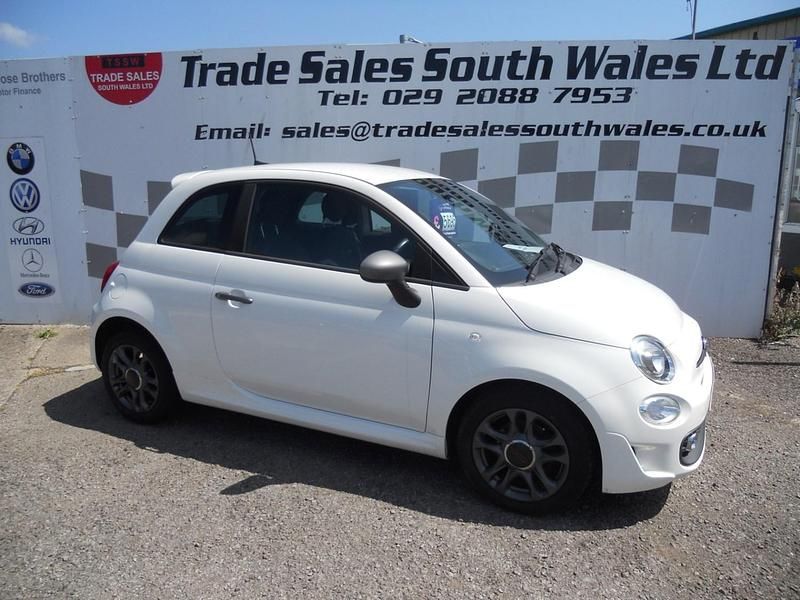 White Used 2017 Fiat 500 S Hatchback | £5,695 (Fair price) - Image 1/4