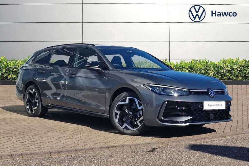 Grey New 2025 VW Passat R-line Estate | £46,895 - Image 1/4