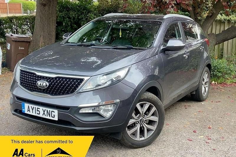 Silver Used 2015 Kia Sportage 2 SUV | £5,399 (Good price) - Image 1/1