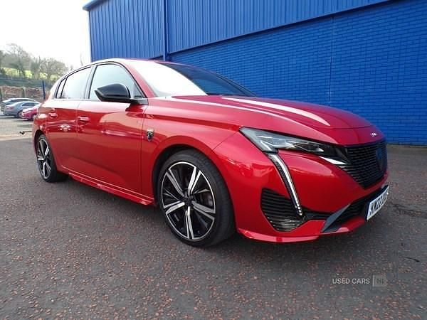 Used Peugeot 308 Premium 2022 Red Hatchback