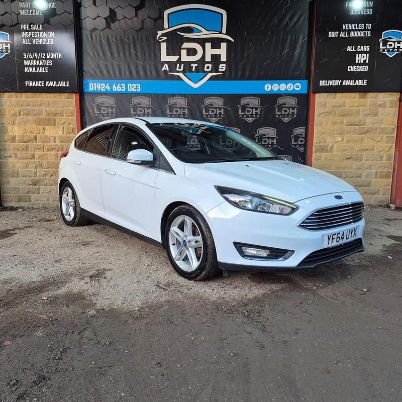 White Used 2015 Ford Focus Titanium Hatchback | £3,495 (Expensive) - Image 1/4
