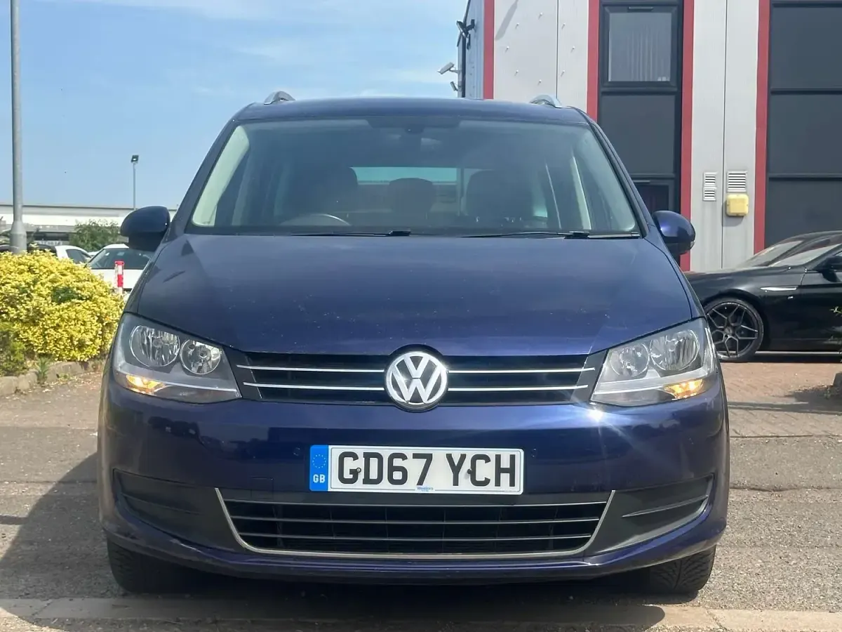 Used VW Sharan SE 150 HP (110 kW) 2018 Blue MPV
