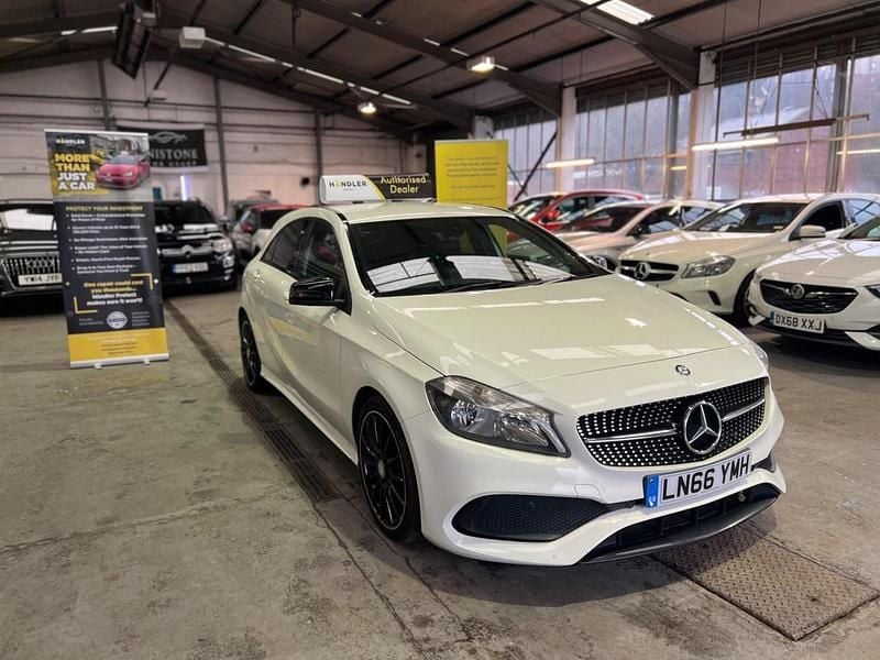 Used Mercedes A160 AMG line 2016 White Hatchback