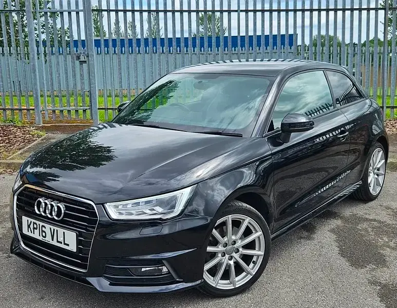 Used Audi A1 S-Line 125 HP (91 kW) 2016 Black Hatchback