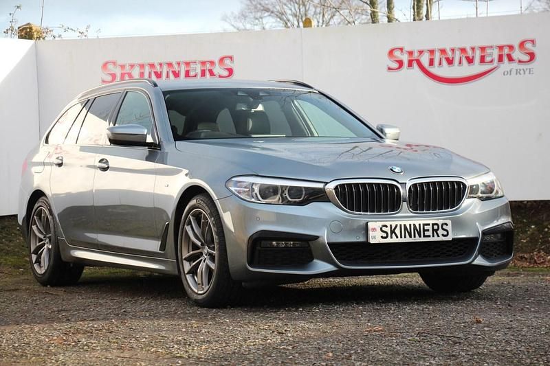 Blue Used 2019 BMW 520 M Sport Estate | £19,495 (Fair price) - Image 1/4