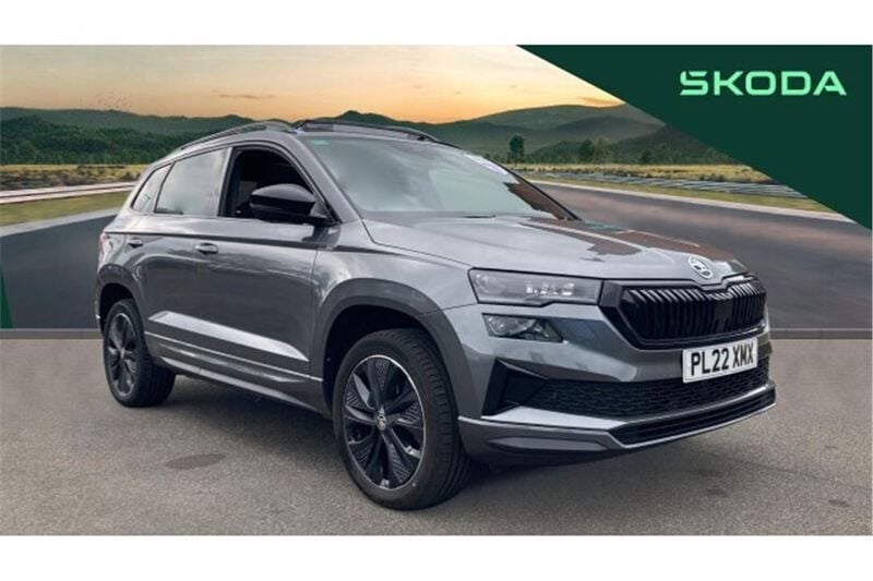 Grey Used 2022 Skoda Karoq SportLine SUV | £23,692 (Fair price) - Image 1/4