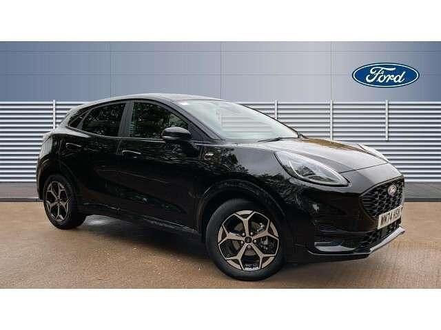 Black Used 2024 Ford Puma Gen-E ST-Line SUV | £21,904 (A bit pricey) - Image 1/4