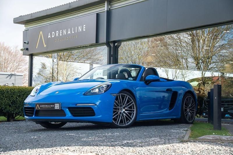 Used Porsche 718 Boxster 2022 Blue Cabriolet