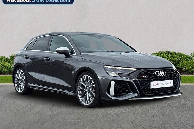 Grey Used 2021 Audi RS3 Sport Hatchback | £42,938 (Good price) - Image 1/4
