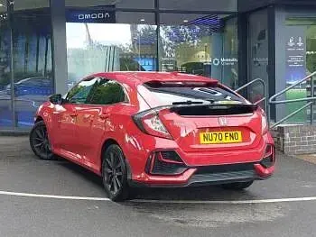 Used Honda Civic SR 126 HP (92 kW) 2020 Red Hatchback