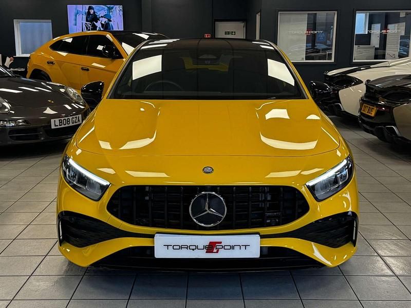 Used Mercedes A35 AMG Premium 2023 Yellow Hatchback