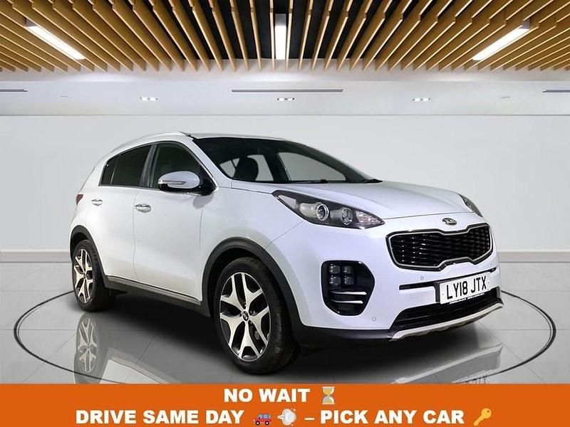 White Used 2018 Kia Sportage GT-Line SUV | £11,949 (Good price) - Image 1/4