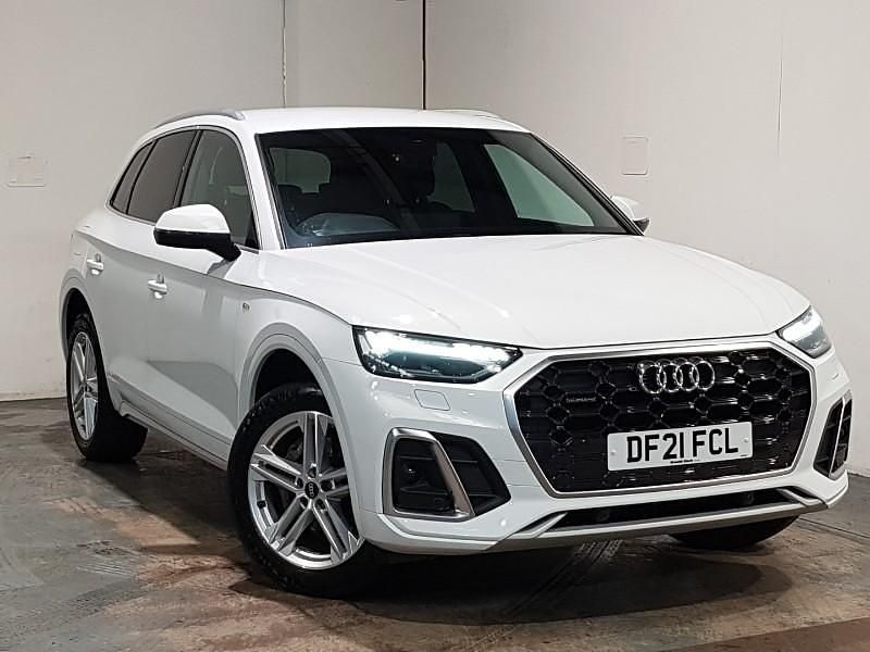 White Used 2021 Audi Q5 S-Line SUV | £28,498 (Fair price) - Image 1/4