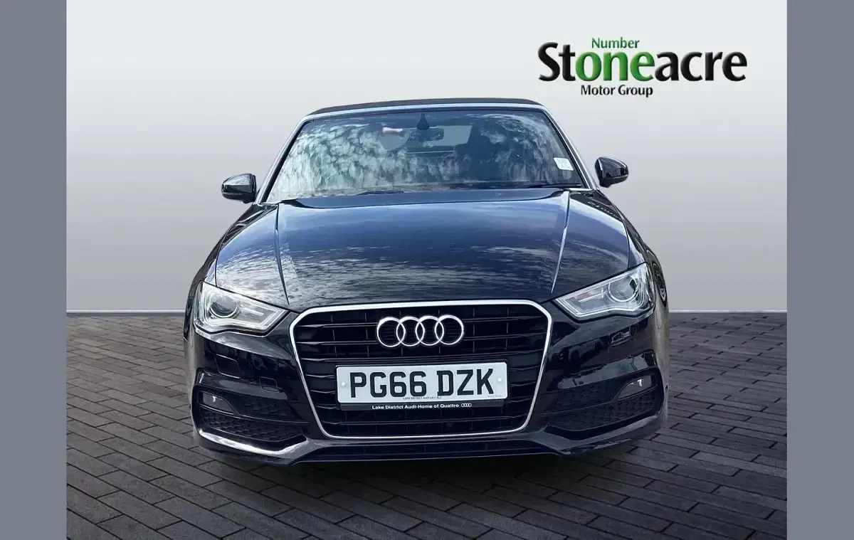 Used Audi A3 Cabriolet S-Line 147 HP (108 kW) 2017 Black Cabriolet