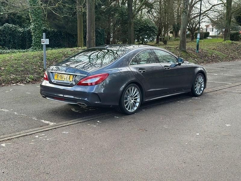 Used Mercedes CLS220 AMG line 177 HP (130 kW) 2016 Grey Coupe